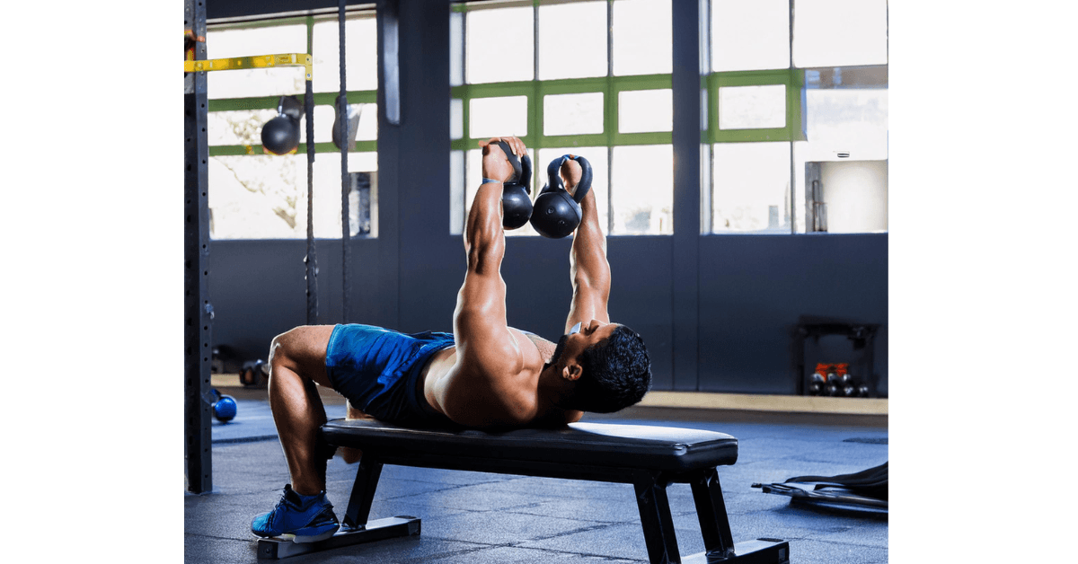 Kettlebell chest workout